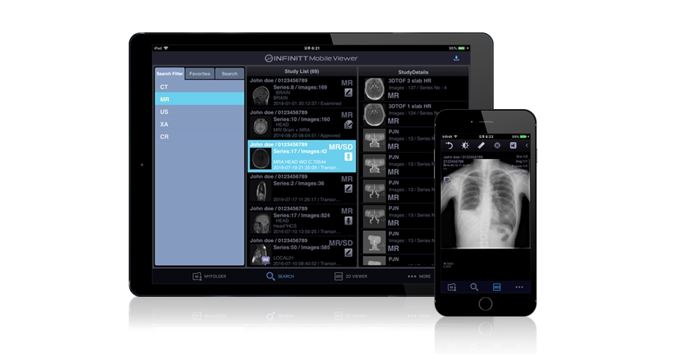 Continuum Systems INFINITT PACS 7.0 mobile