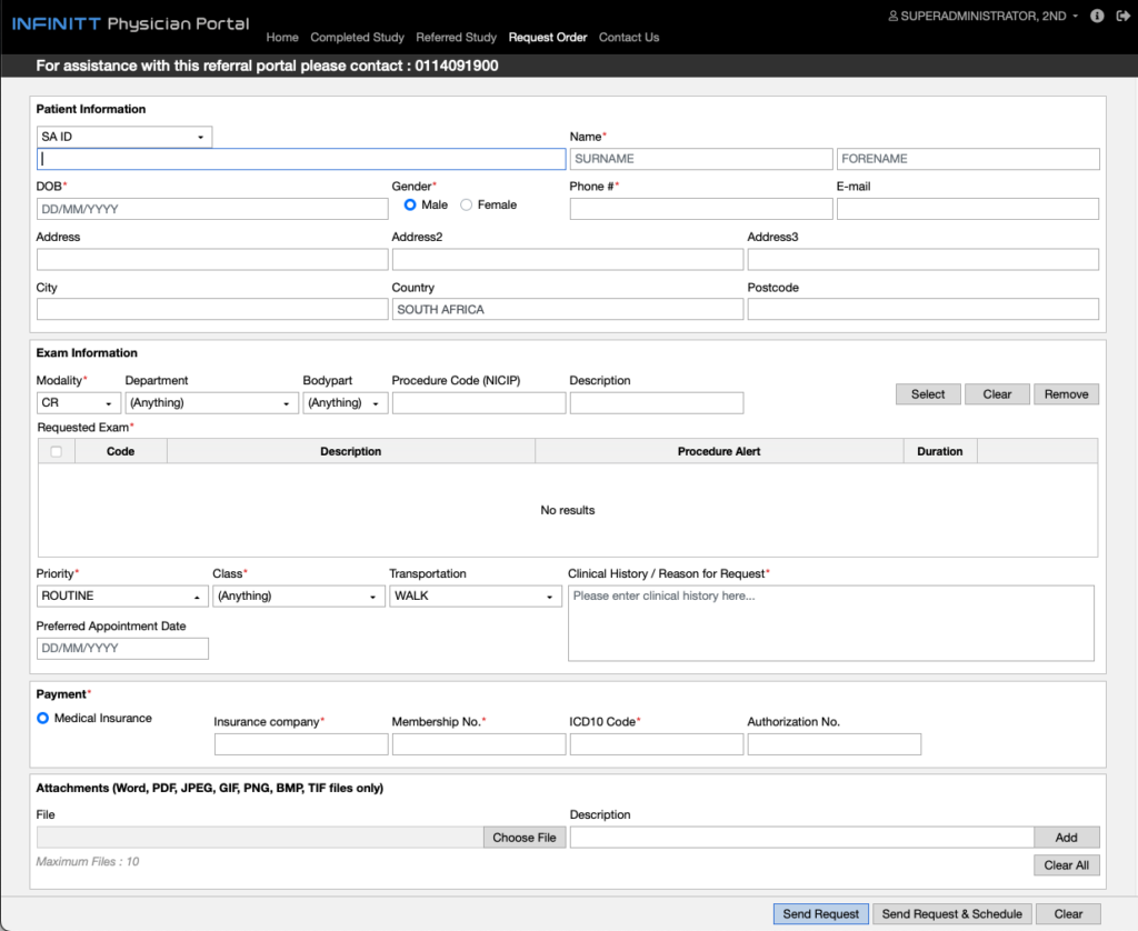 Physician Portal Conitnuum Systems RIS 5.0 Infinitt Radiology 2 1
